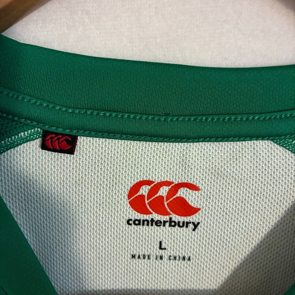 Canterbury Ireland Rugby Home Jersey Mens Size L Official Embroidered Irish IRFU - Picture 6 of 11